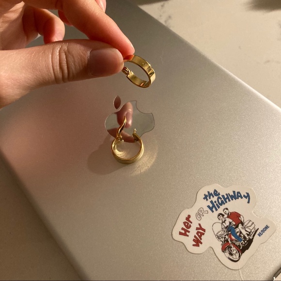 Gold Hoops - Picture 9 of 14